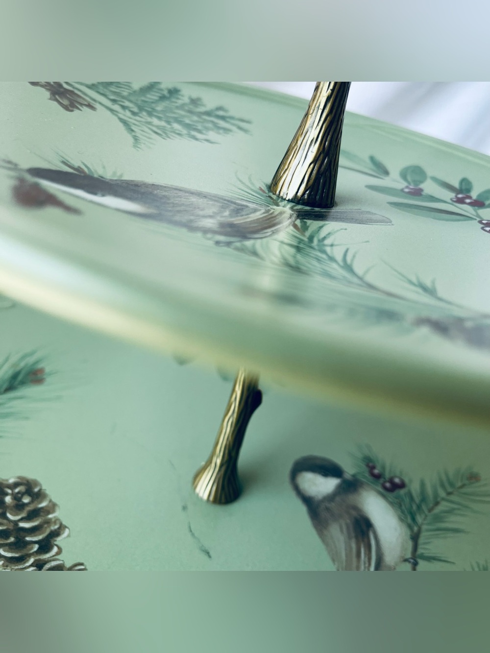 Retired Pfaltzgraff Portfolio Winterwood 2-Tiered Serving Tray
Chickadee & Pine - Picture 7 of 9